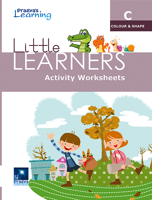 Little Learners worksheet Colour & shape- c